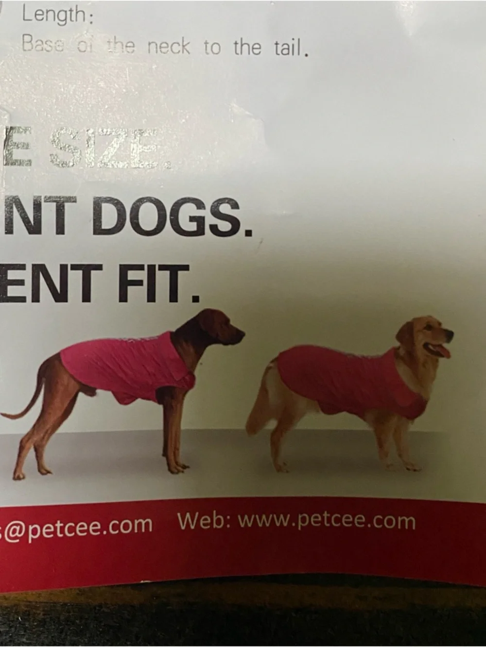 PetCee dog jacket